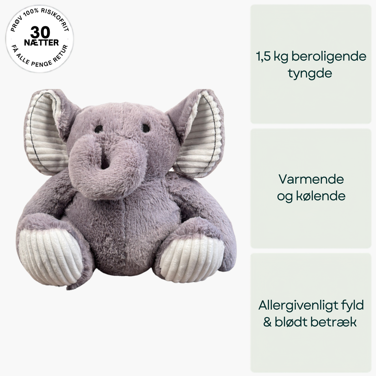 Tyngdebamse 1,5 kg